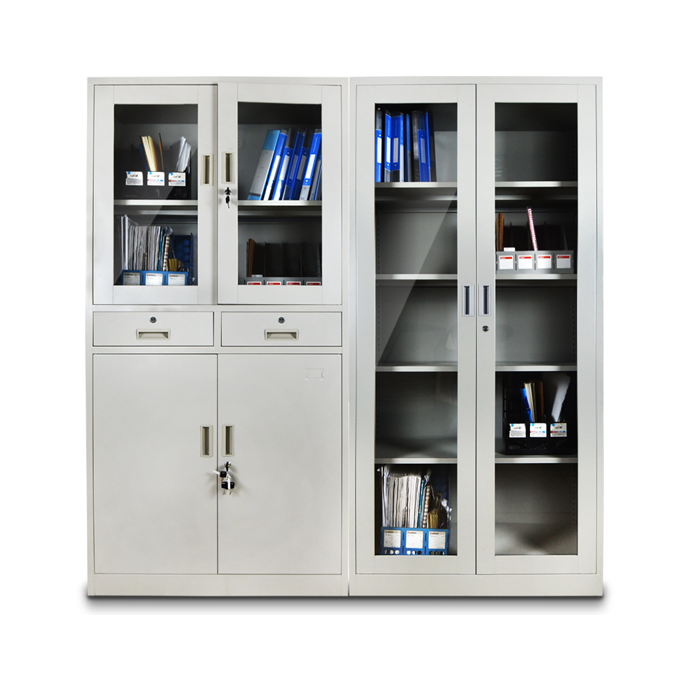 Zamykana metalowa szafka biurowa na dokumenty i dokumenty